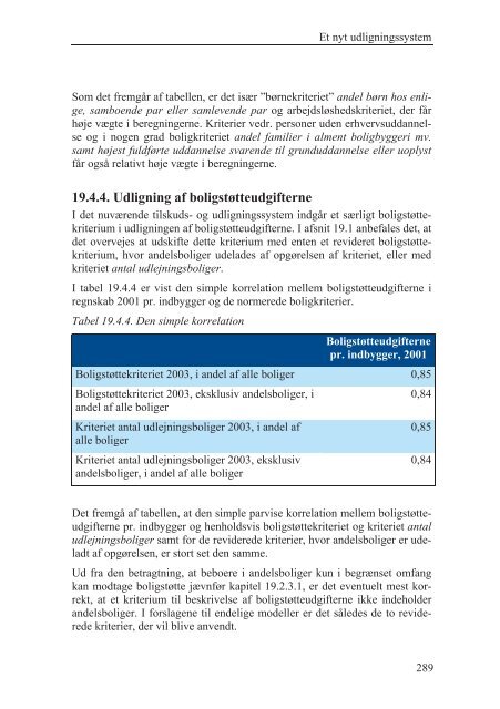 Et nyt udligningssystem - Økonomi- og Indenrigsministeriet