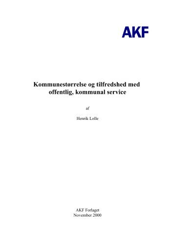 Download rapporten i pdf-format - Amternes og Kommunernes ...