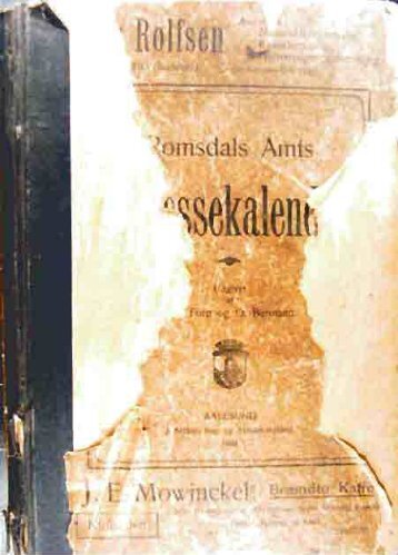 Adressebok 1900 (tekst / 2,7 mb) - Romsdal Sogelag