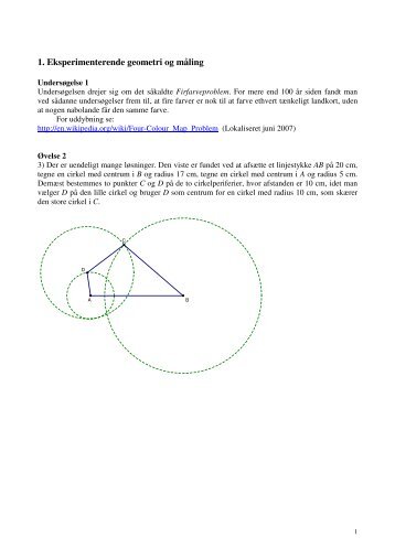 1. Eksperimenterende geometri og måling - Samfundslitteratur