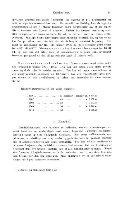 Beretninger om Amternes Økonomiske Tilstand 1906 - 1910, I ... - SSB