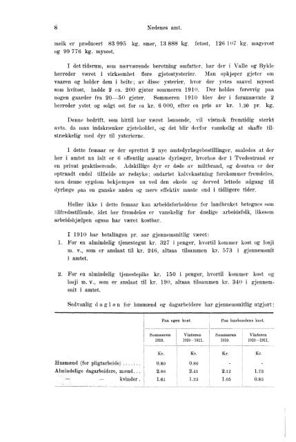 Beretninger om Amternes Økonomiske Tilstand 1906 - 1910, I ... - SSB