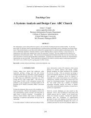 A Systems Analysis and Design Case: ABC Church - CiteSeerX
