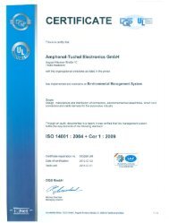 ISO 14001 - Amphenol-Tuchel