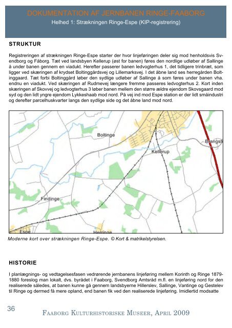 Jernbanen Ringe-Faaborg - Kulturhistorisk kortlægning og ...