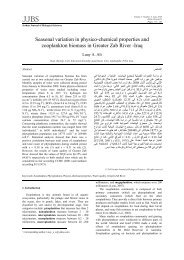Seasonal variation in physico-chemical properties and zooplankton ...