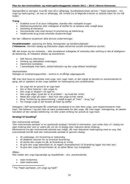 Plan for indsatsen mod ungdomskriminalitet 2011-2014 i Stevns ...