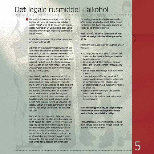 Rusmiddelguide for forældre - Tarup Ungdomsskole