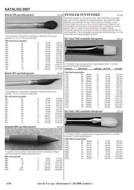 KATALOG 2007 - Aart de Vos