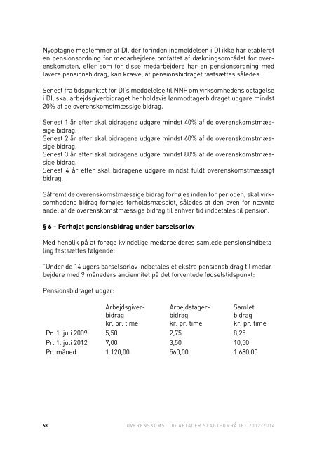 Overenskomst og aftaler - Nnf