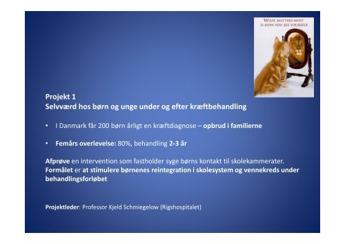 Microsoft PowerPoint - Lis Adamsen - Et strategisk forskningsinitiativ ...