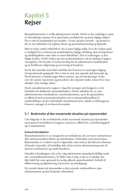 Administrative servicecentre i staten (pdf) - Statens Administration