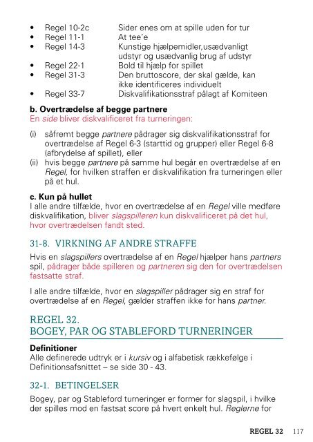 Rules of Golf Golfreglerne - Golf.dk