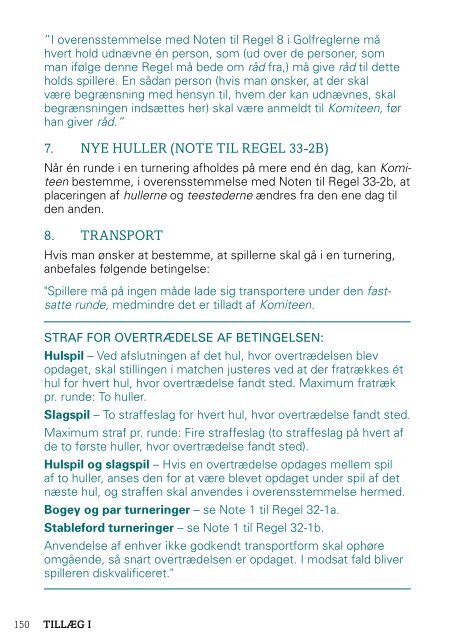 Rules of Golf Golfreglerne - Golf.dk