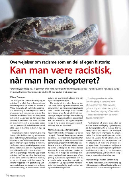 race, adoption og fællesskaber - Adoption og Samfund