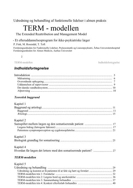 Udredning og behandling af funktionelle lidelser i almen praksis