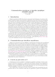 Communication asynchrone et interface graphique ... - J.-M Friedt