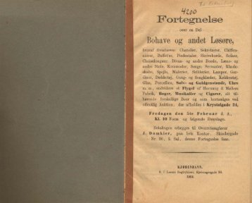 Fortegnelse
