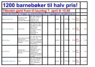 1200 barnebøker til halv pris! - Nynorsk antikvariat