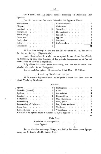 Beretning om Rigets Distriktsfængsler for Aarene 1885 og 1886