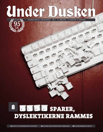 sparer, dyslektikerne rammes - Under Dusken