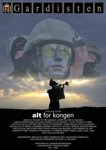 alt for kongen - Hans Majestet Kongens Garde