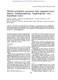 disease, blepharophimosis, blepharoptosis, and hypoplastic teeth