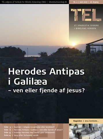 Herodes Antipas i Galilæa - Selskab for Bibelsk Arkæologi