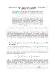 Traitement du signal sur syst`eme embarqué ... - J.-M Friedt