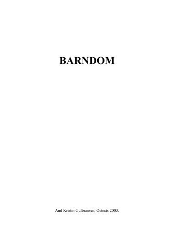 BARNDOM - MedBio