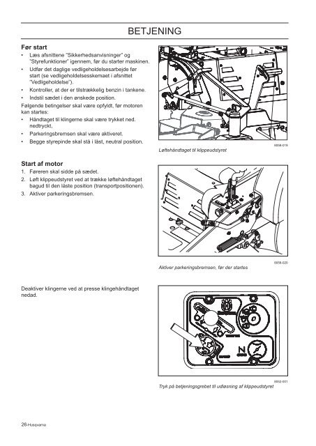 Brugsanvising - Husqvarna