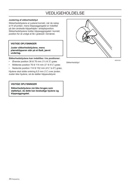 Brugsanvising - Husqvarna