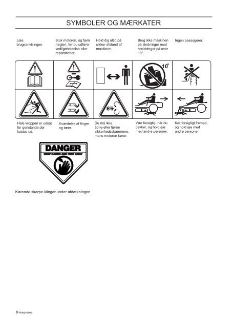 Brugsanvising - Husqvarna
