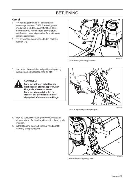 Brugsanvising - Husqvarna