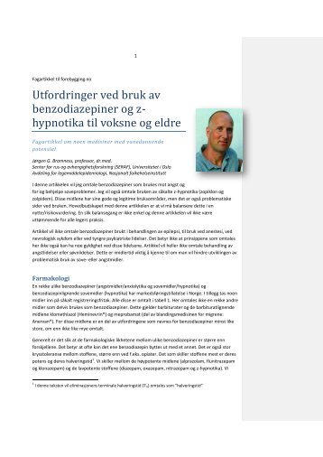 Fagartikkel i PDF - Forebygging.no