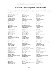 Reviewer Acknowledgement of Volume 19 of JISE - Journal of ...