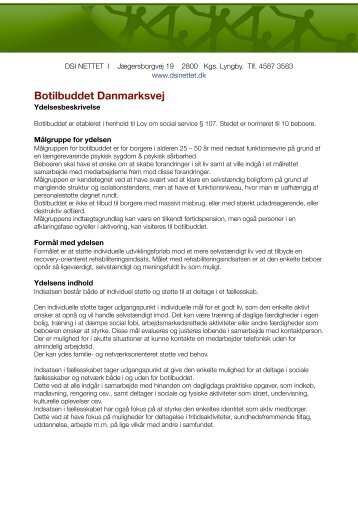 Botilbuddet Danmarksvej - dsi nettet