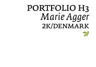 h3 - Portfolio Marie Agger