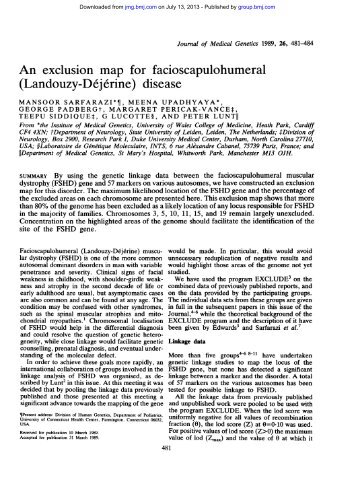 Landouzy-Dejerine - Journal of Medical Genetics