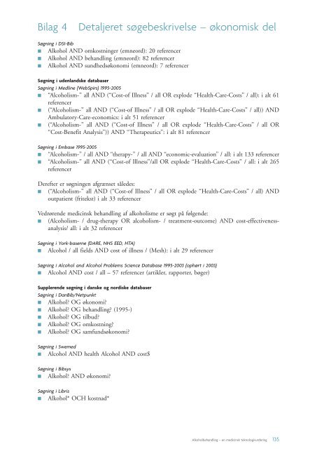 ALKOHOLBEHANDLING - Statens Institut for Folkesundhed