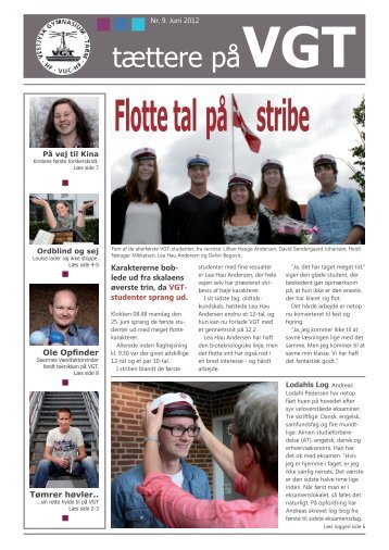 "tættere på VGT" Juni 2012 her - Vestjysk Gymnasium Tarm