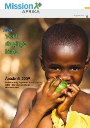 August 2009 - Mission Afrika