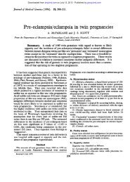 Pre-eclampsia/eclampsia in twin pregnancies - Journal of Medical ...