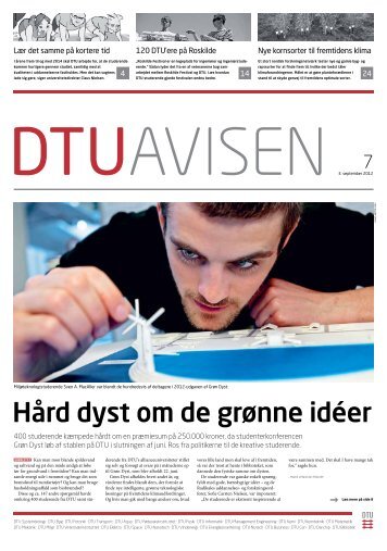 Hård dyst om de grønne idéer - DTU - Danmarks Tekniske Universitet