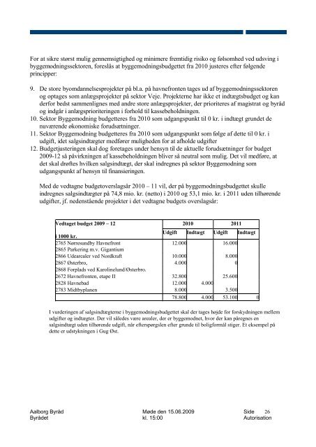 Referat - Holdning til 33. Limfjordsforbindelse blandt kandidater til ...