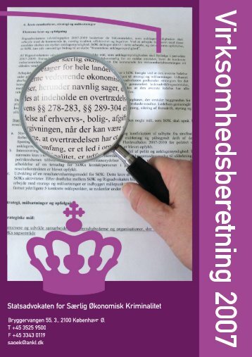 Årsrapport SØK 2007 - Politi