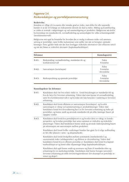KUnnSKapSpRØVEn 2012 - Autorisasjonsordningen for finansielle ...