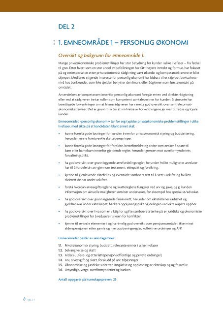 KUnnSKapSpRØVEn 2012 - Autorisasjonsordningen for finansielle ...