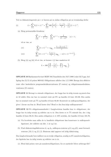 Indledende obligations - Syddansk Universitet