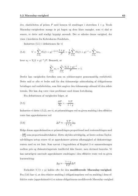 Indledende obligations - Syddansk Universitet